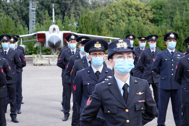 I frequentatori del 1 Corso Manutentori Aeromobili AEREP P 147