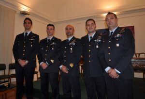 I premiati insieme al Col. Sicuso
