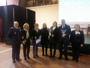 I vincitori del torneo con il direttore del CLSP 1RA e associazione