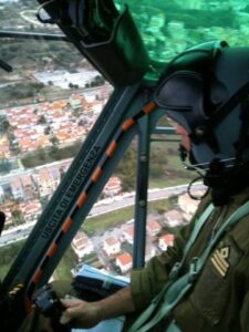 panoramita interna aereo - pilota