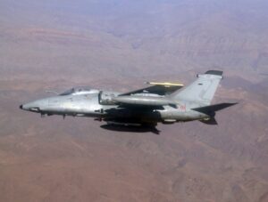 aereo militare in volo