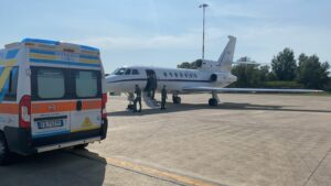 AERONAUTICA MILITARE: VOLO URGENTE DA PESCARA A PISA PER UNA DONNA IN IMMINENTE PERICOLO DI VITA
