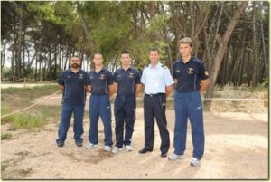 Il-Col-Colonna-con-gli-istruttori-ginnici-del-61-Stormo