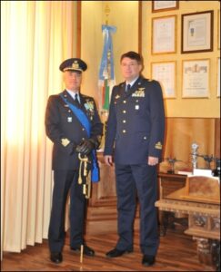 Il Col Mapelli con il Gen Fort