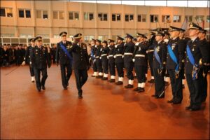 Il Gen Lodovisi accompagnato dai Gen Leonarduzzi e Bianchi