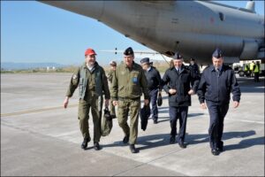 Il Gen Valeriani ricevuto dal Col Missaglia
