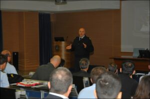 Il Gen Zuliani durante il Suo saluto ai frequentatori