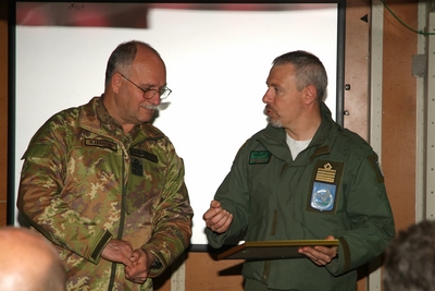 Il Gen. Marani ed il Col. Marchetto