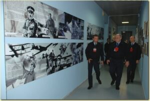 Il Gen. Tosi il Gen. Vecciarelli e il Col. Giunchi in visita al 13 Gruppo
