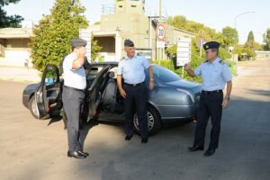 Il Generale Girardi accolto dal Colonnello Cavuoti
