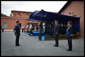 Il Generale Tangorra viene accolto sul luogo della cerimonia