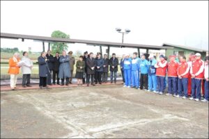 Il Prefetto di Novara durante la premiazione