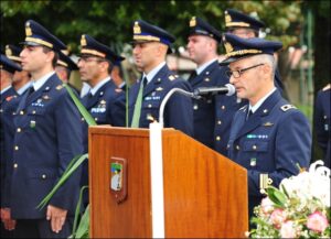 Il Ten Col Metrano Comandante del 112 Deposito Sussidiario di Sanguinetto