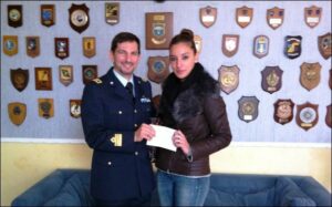 Il TenCol Tredici con la ragazza premiata