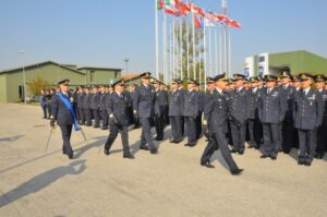Il generale Nordio passa in rassegna lo schieramento