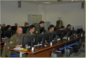 Il personale partecipante durante la 1 fase di addestramento dellesercitazione