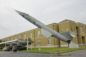 Il velivolo F104 dopo il restyling