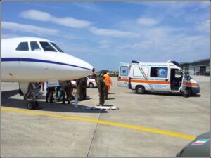 ambulanza e aereo
