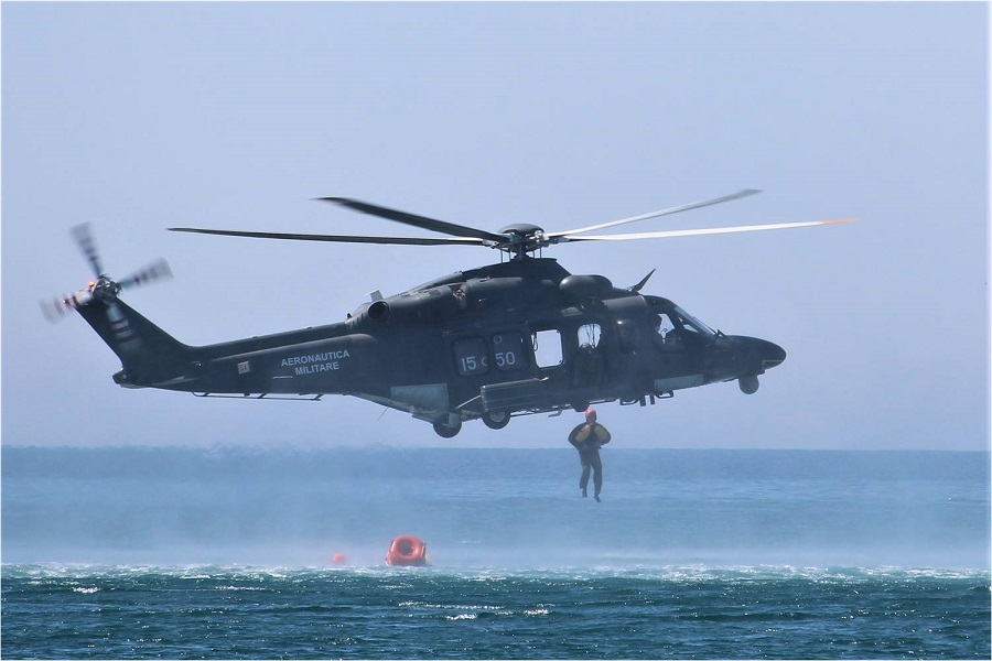 soccorso dall'elicottero in mare
