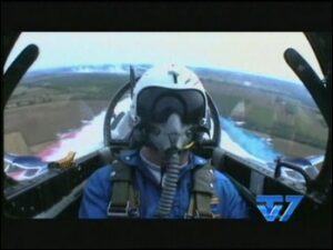 panoramica interna aereo - pilota