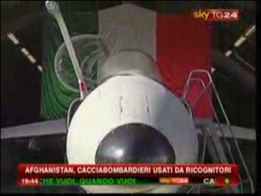 afghanistan, cacciabombardieri usati da ricognitori