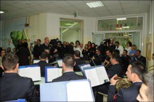 La Fanfara all Oncologico Pediatrico di Bari