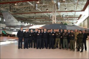 La delegazione in visita