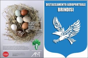 La locandina dell'evento e lo Stemma del Distaccamento