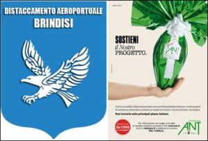 Locandina evento e distintivo del Distaccamento