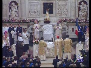 cerimonia in chiesa a Loreto