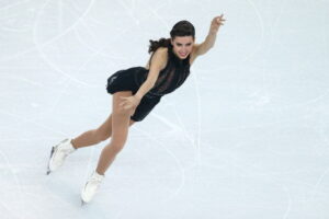 SOCHI, RUSSIA - FEBRUARY 09: Valentina Marchei of Italy competes in the Team Ladies Free Skating during day two of the Sochi 2014 Winter Olympics at Iceberg Skating Palace onon February 9, 2014 in Sochi, Russia. (Photo by Clive Mason/Getty Images)