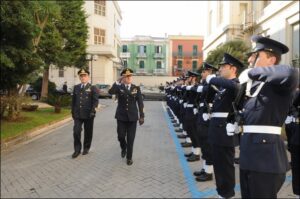 Onori all'arrivo del Capo SMA