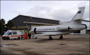 ambulanza e aereo