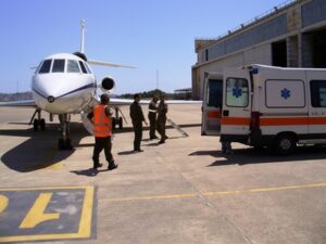ambulanza e aereo