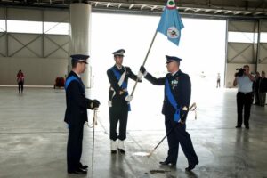 Passaggio del gagliardetto del 208ottimo Gruppo Volo