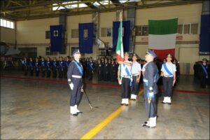 Passaggio di consegne tra il Col. Balestri ed il Col. Cracas