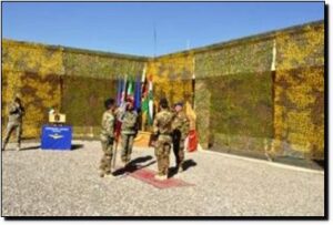 Passaggio di consegne tra il Col. Francesco Grassi ed il Col. Luigi Casali