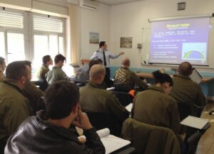 Un momento del 13 Corso di Guerra Elettronica