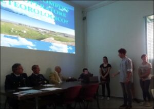 Un momento della presentazione degli elaborati da parte degli studenti