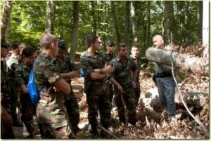 Una fase del briefing iniziale