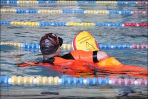 Una-fase-dell-addestramento-in-acqua