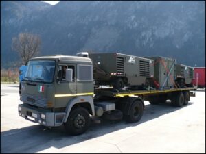 Uno-dei-mezzi-del-convoglio