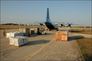 Velivolo Antonov 12 e aiuti destinati alla popolazione ghanese