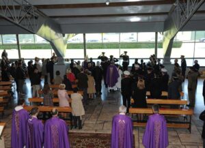 celebrazione religiosa con i militari