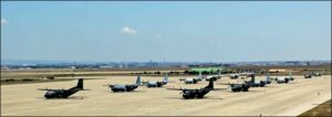 aerei militari su terraferma
