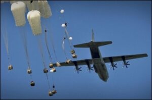aereo militare in volo