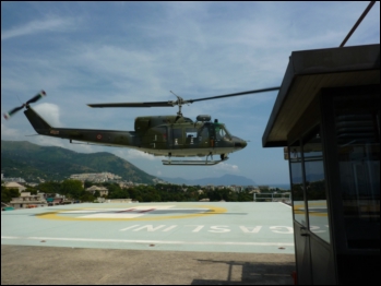 elicottero in volo