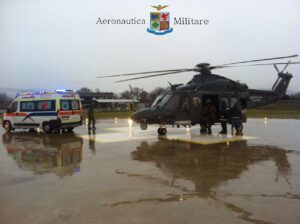elicottero e ambulanza