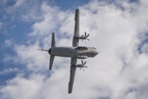 aereo militare in volo