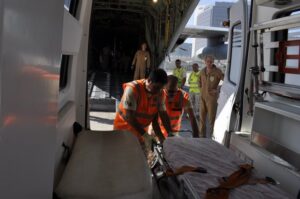 foto di repertorio di un'esercitazione MEDEVAC